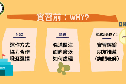 【實習心得】我與議題的距離