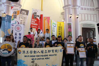 終結遠洋漁工海上強迫勞動有解方？ Wi-Fi通訊權立即實現！